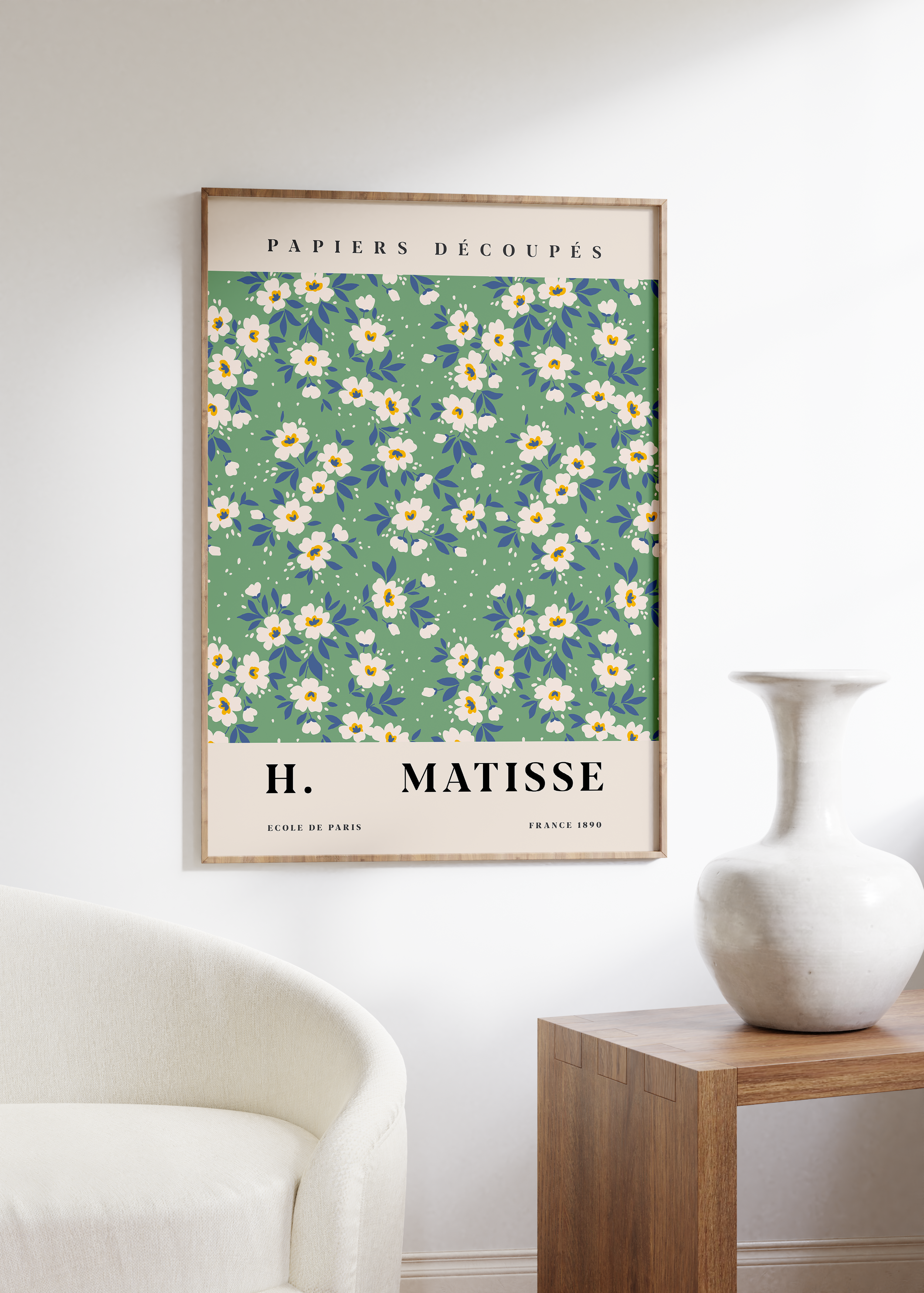 Henri Matisse Flowers Çerçevesiz Poster