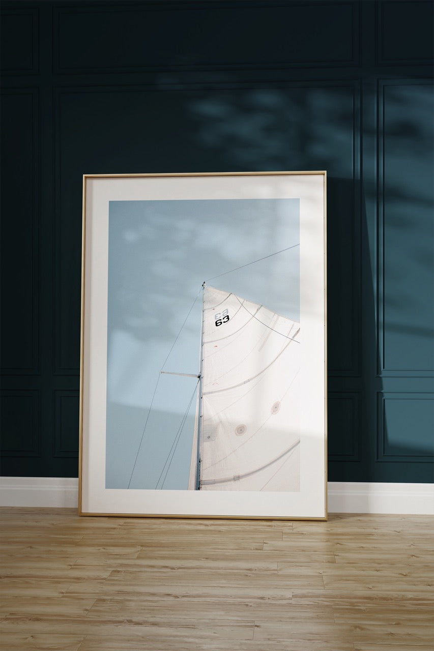 Yelken Fotoğraf Çerçevesiz Poster