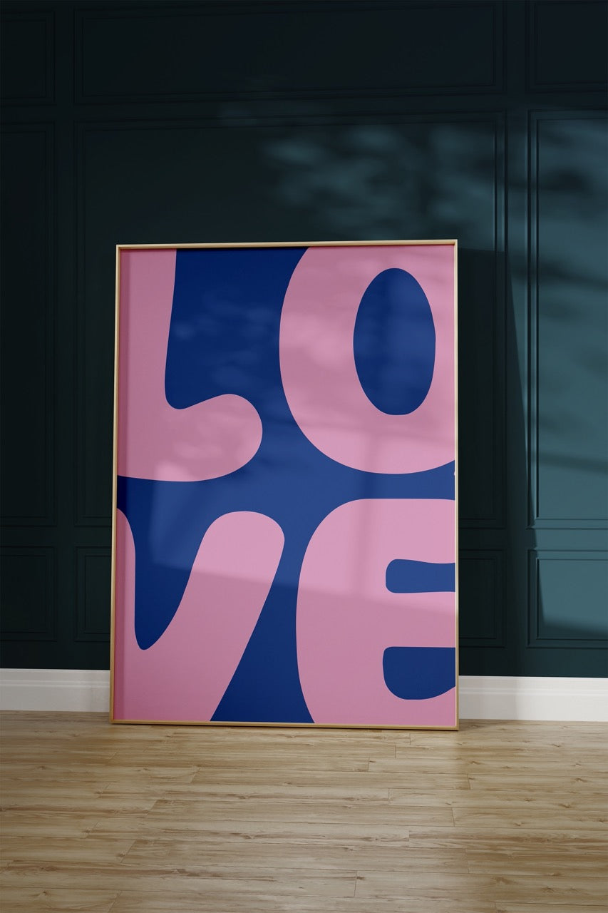 Love Çerçevesiz Poster