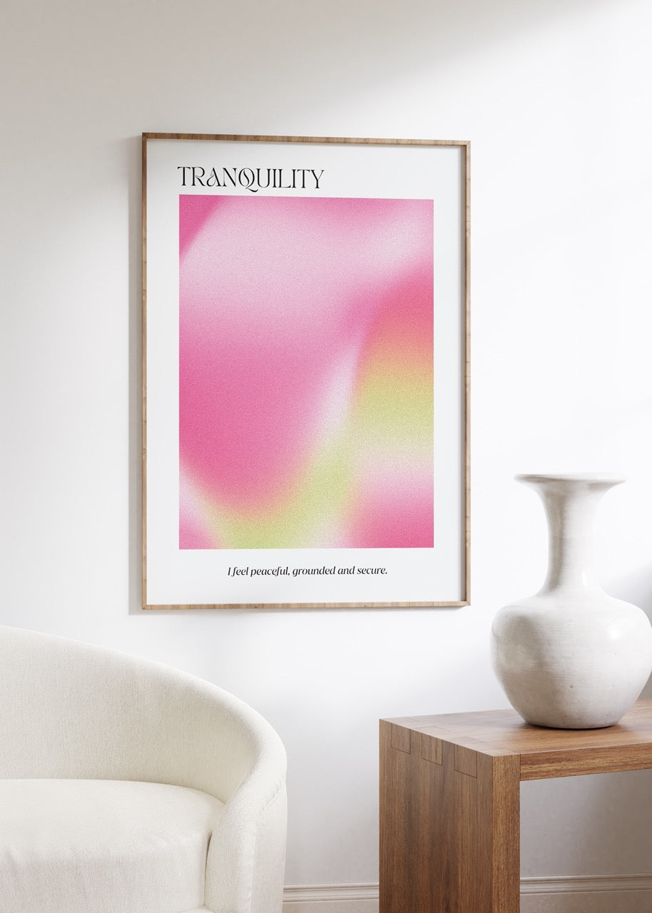 Tranquility Aura Çerçevesiz Poster