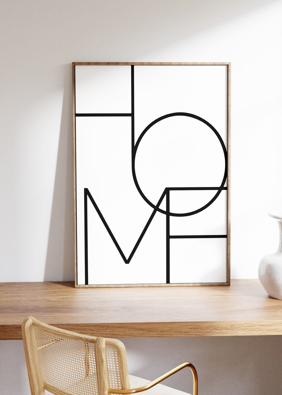 Home No.2 Çerçevesiz Poster