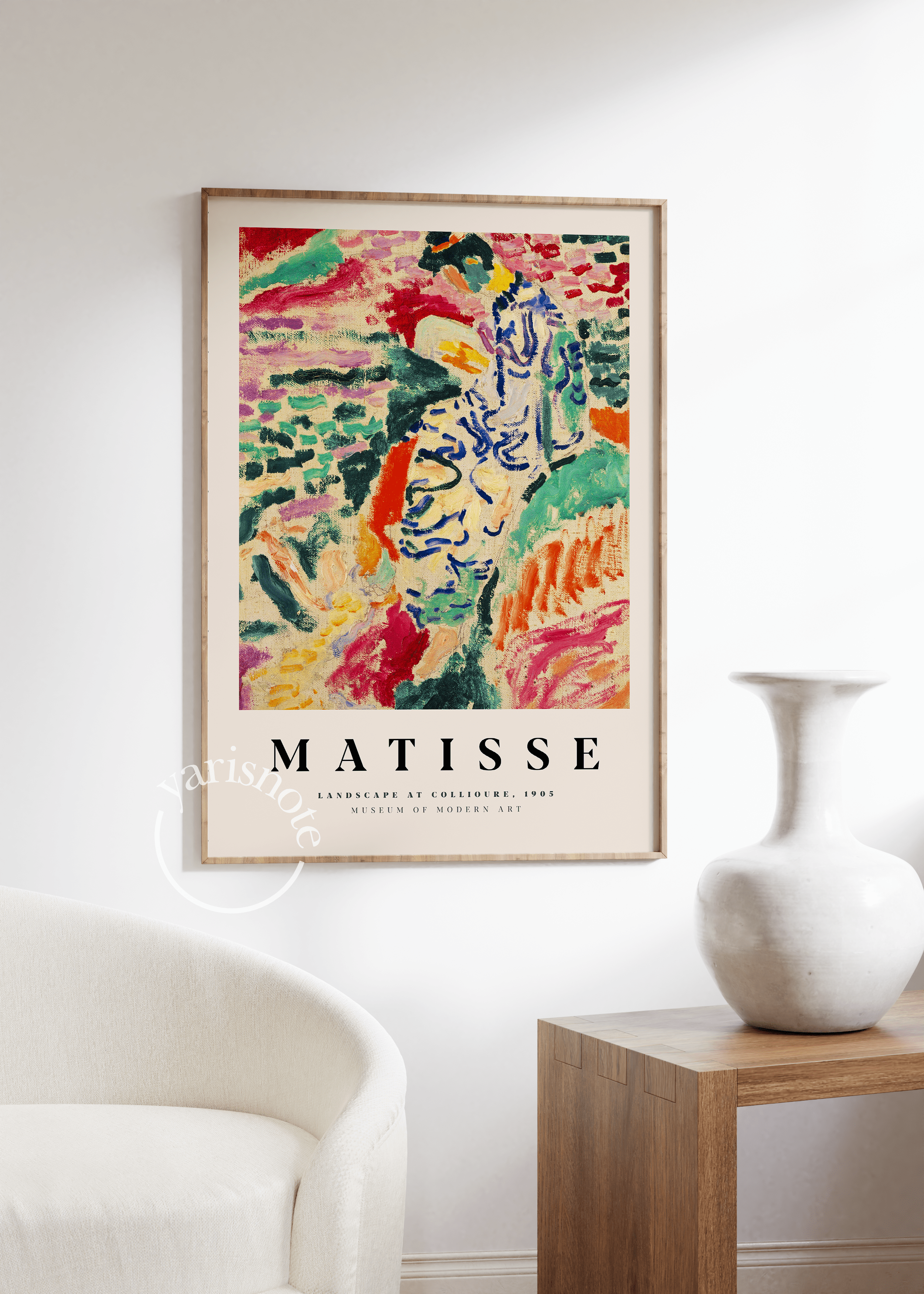 Henri Matisse Landscape at Collioure Çerçevesiz Poster