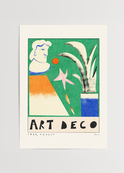 Art Deco Poster Baskı