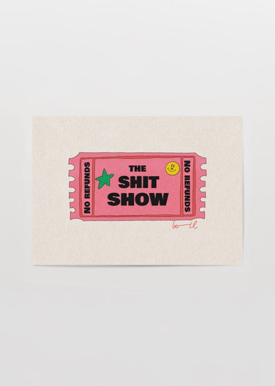 The Shit Show İllüstrasyon Poster Baskı