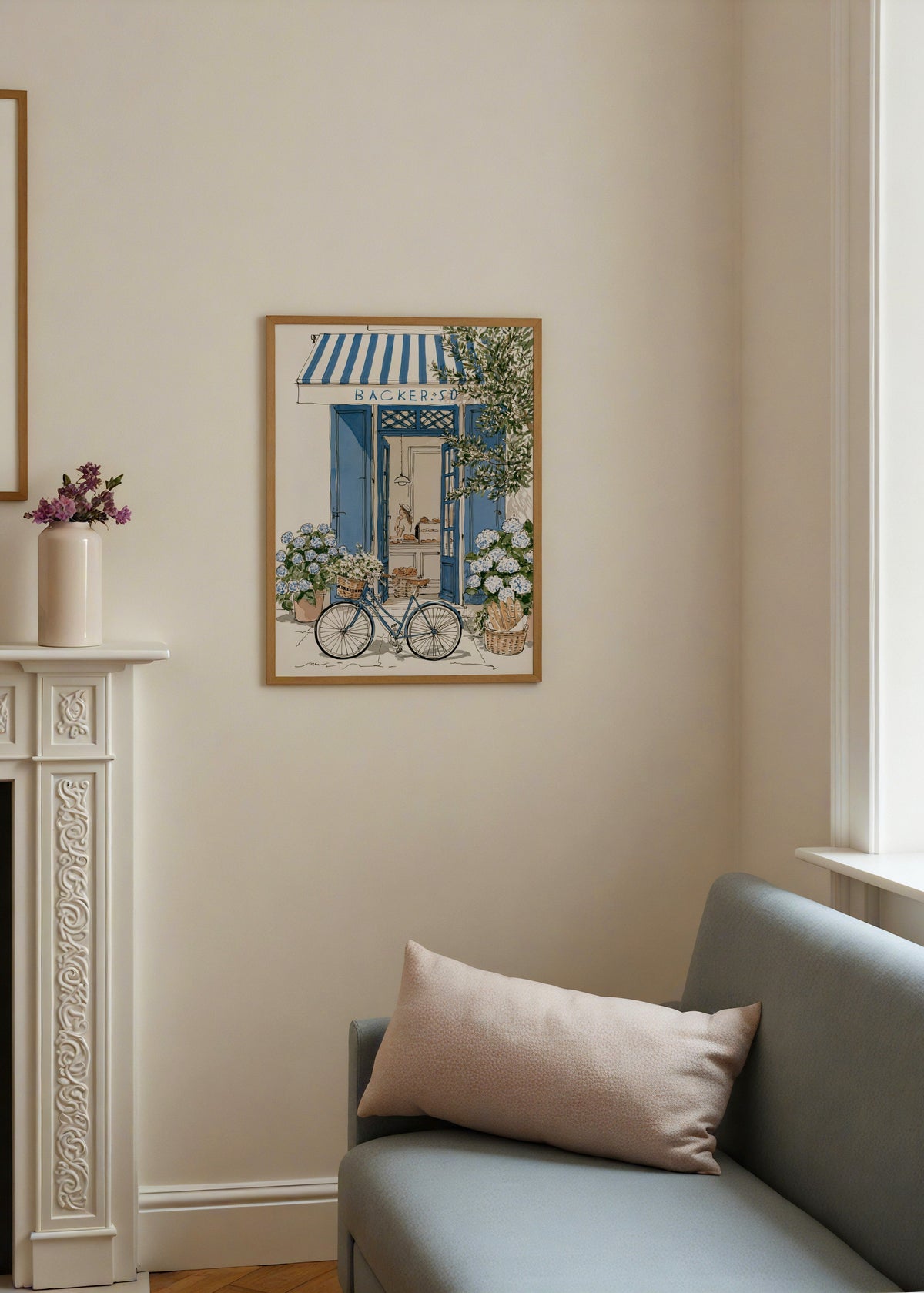 Bilinmiyor Bistro Önü Poster poster baskı mockup 2