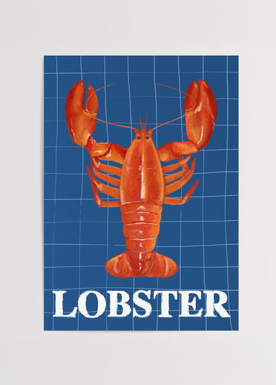 Bold Lobster Study Poster Baskı