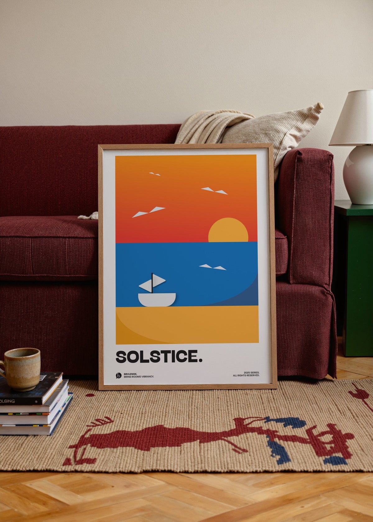 Brvlensk Solstice Poster poster baskı mockup 3