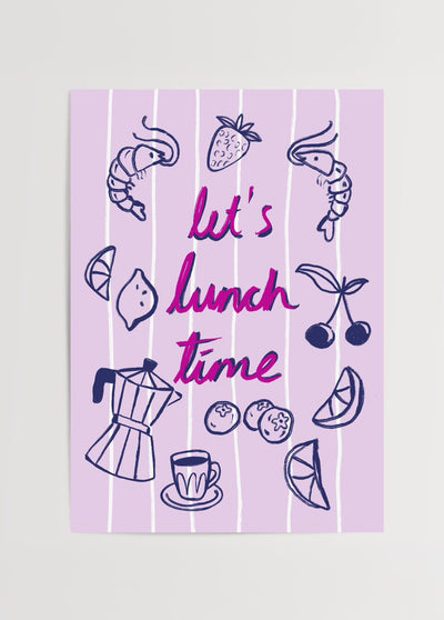 Lunch Vibes Poster Baskı