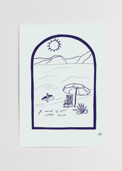 Endless Summer Memoir Poster Baskı