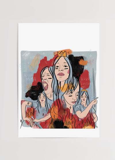 Görüyorum – Duru Ekşioğlu İllüstrasyon Poster Baskı