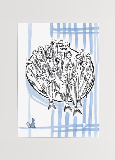 Sardines Poster Baskı