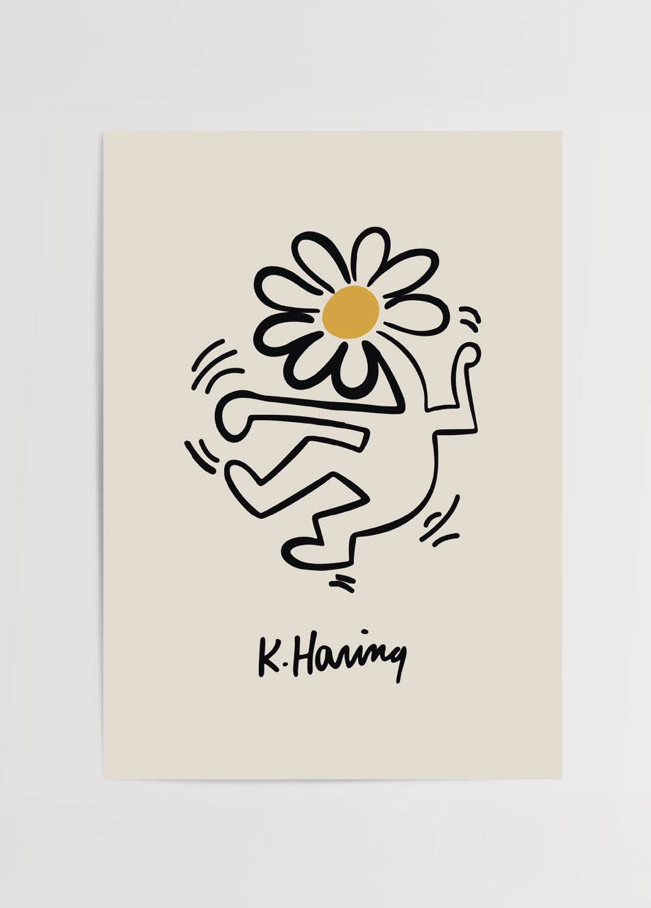 Keith Haring Unframed Poster