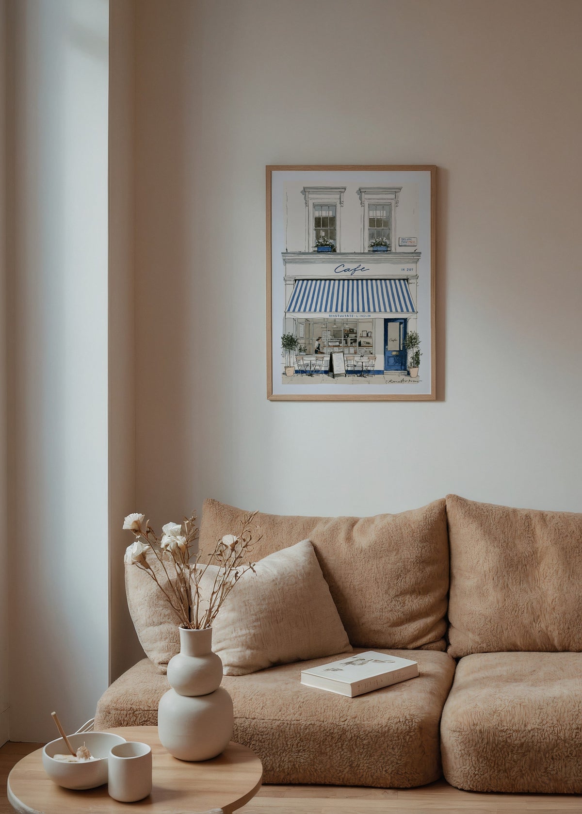 Keren T. Williams Cafe Poster poster baskı mockup 4