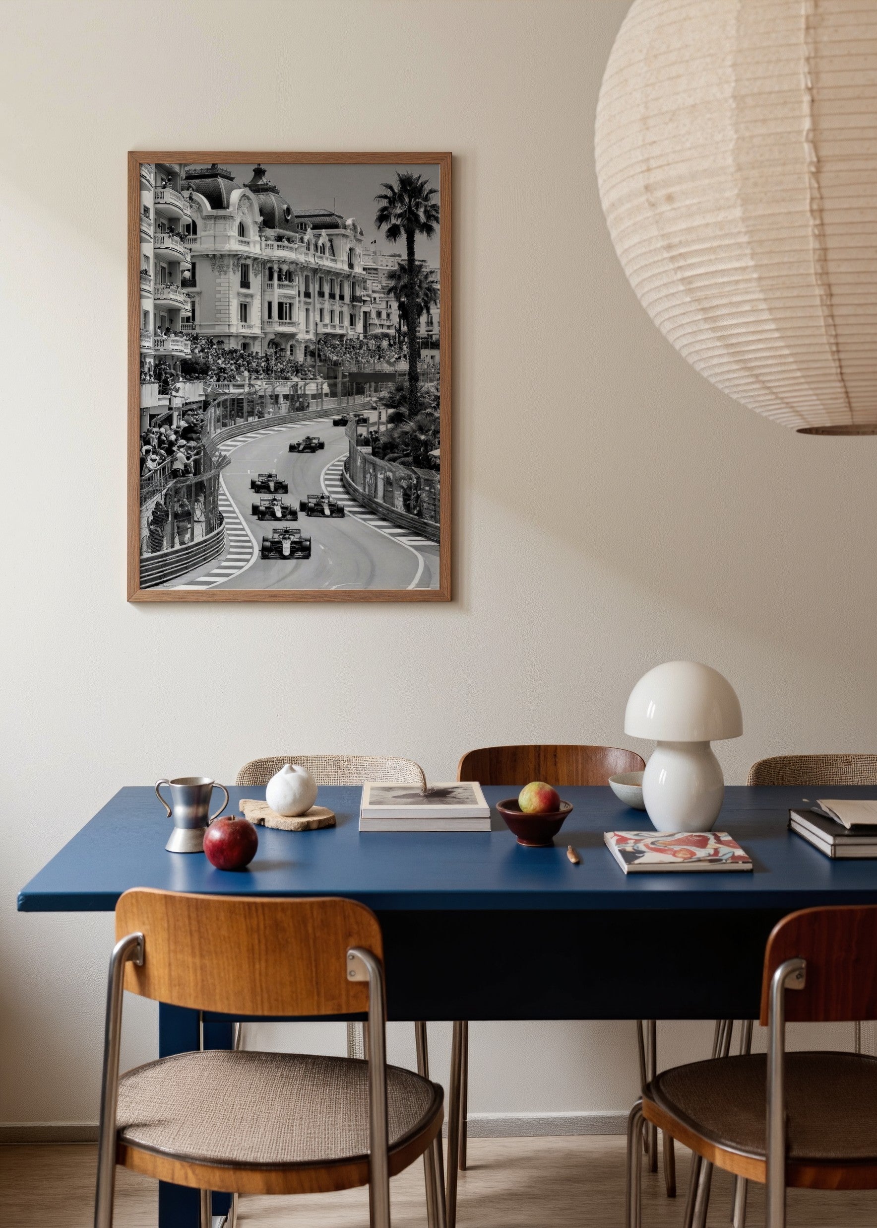 Monaco Yarışı Heyecanı poster baskı mockup 1