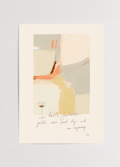 September Poster Baskı