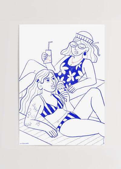 Summer Chill Poster Baskı