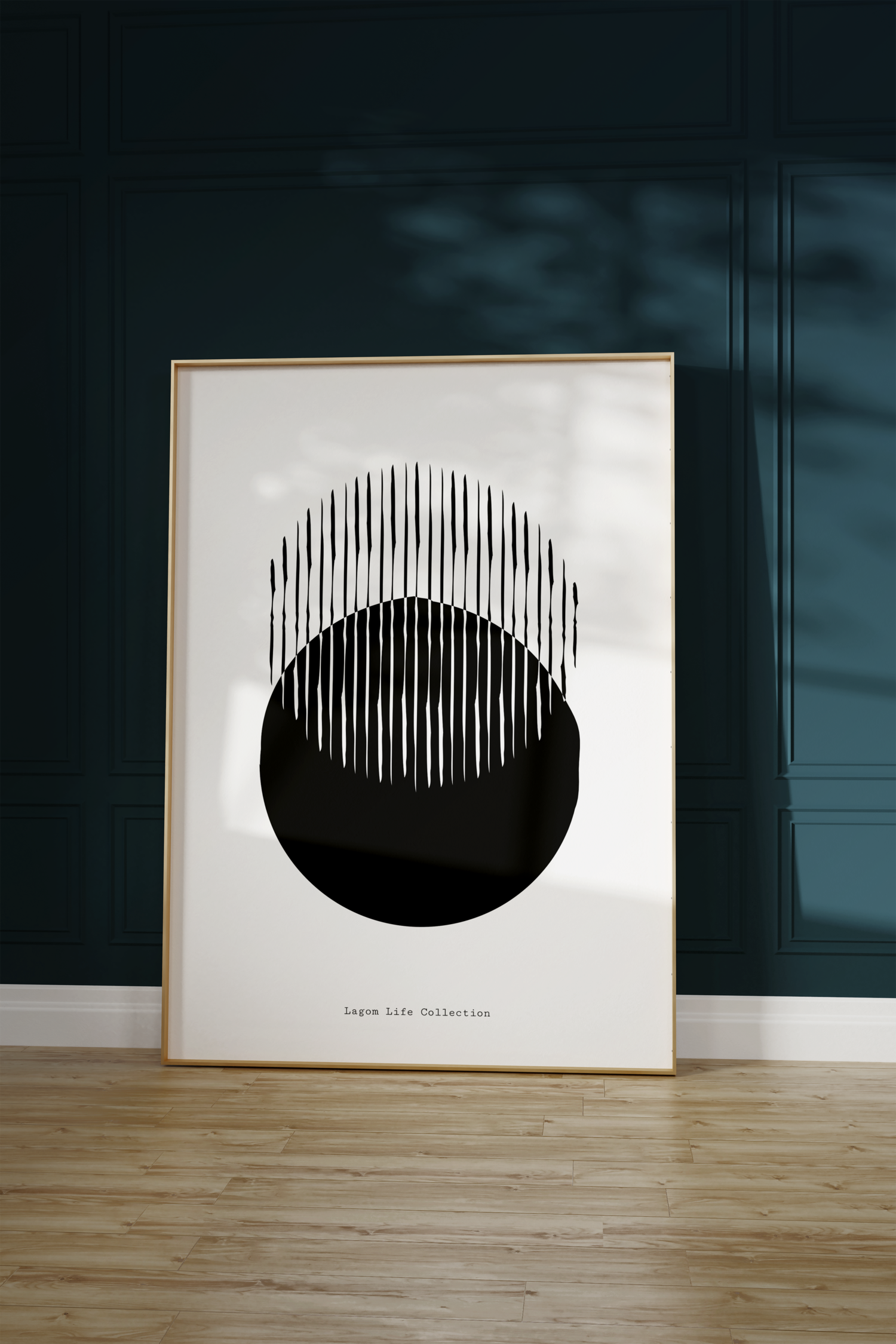 Soyut Çerçevesiz Poster