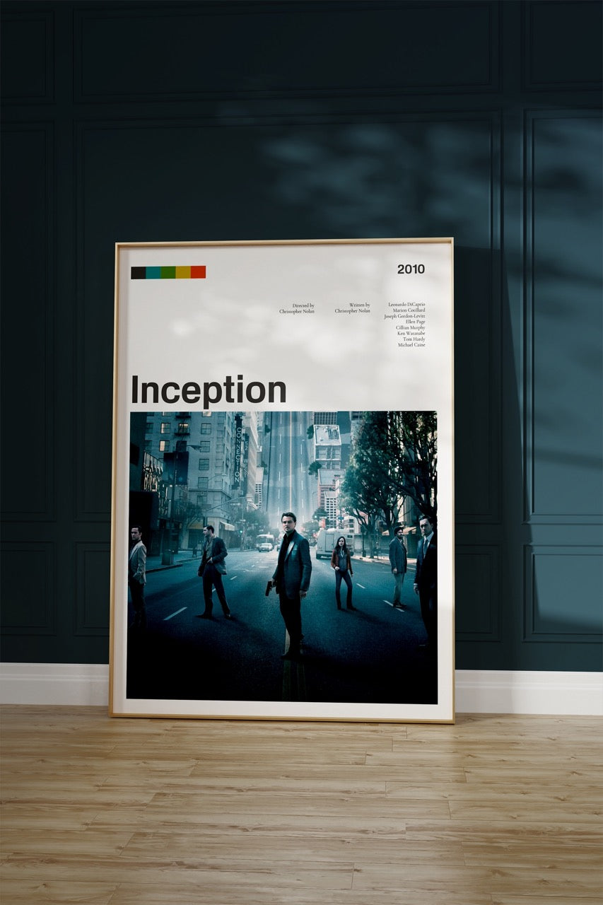 Inception Film Çerçevesiz Poster