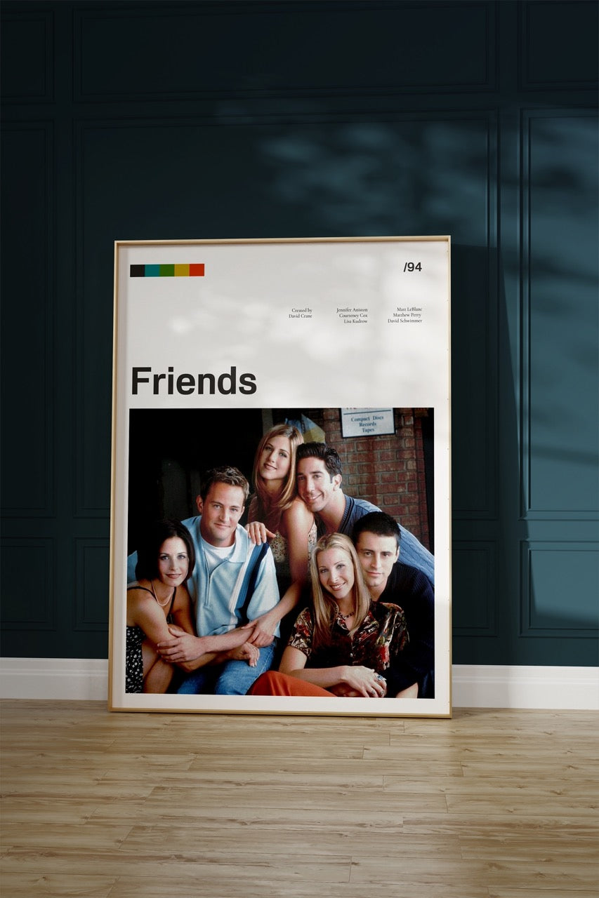 Friends Dizi Çerçevesiz Poster