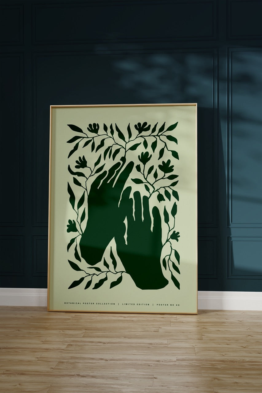 Botanik & Meditasyon Çerçevesiz Poster