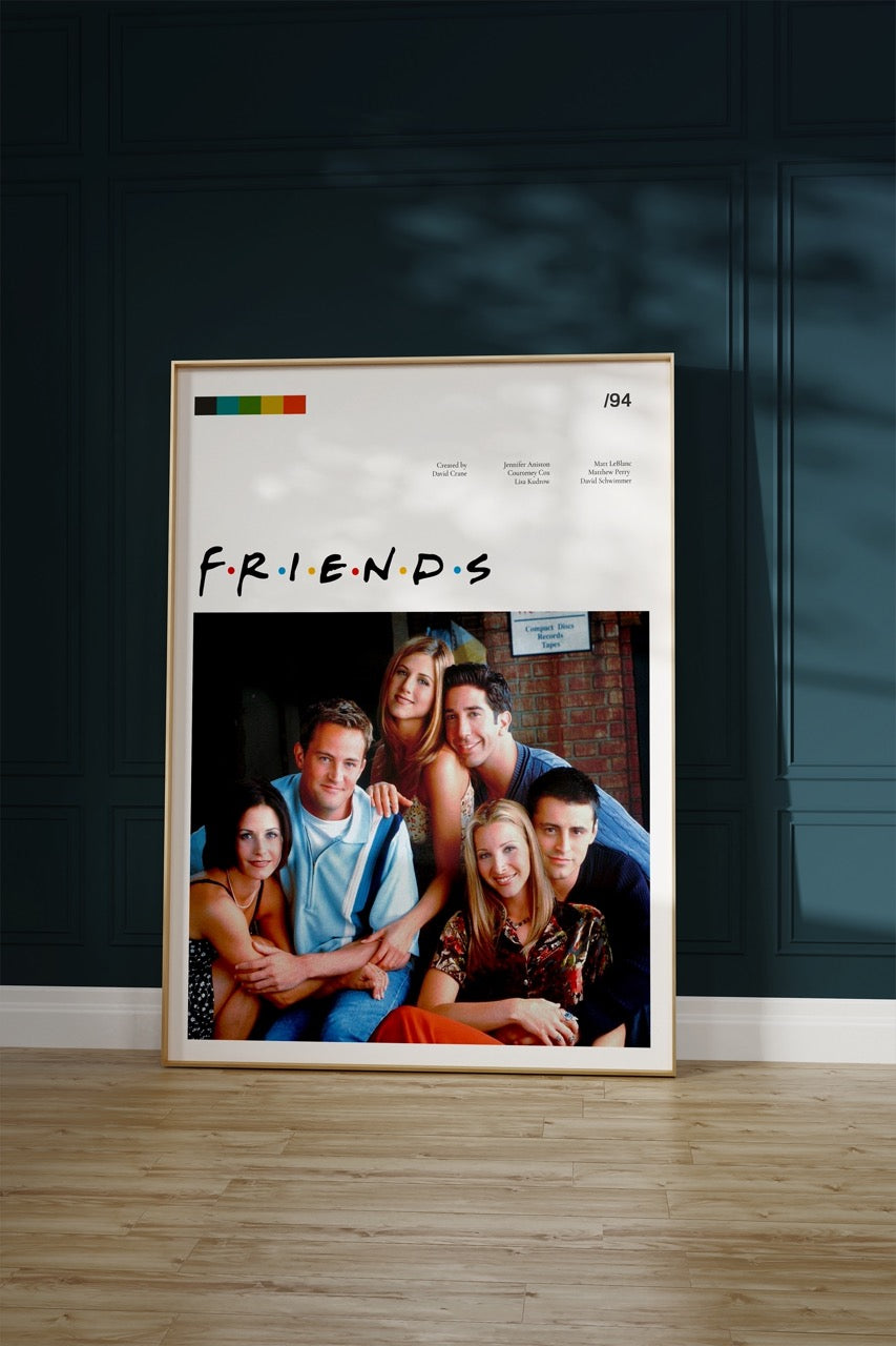 Friends Dizi Çerçevesiz Poster