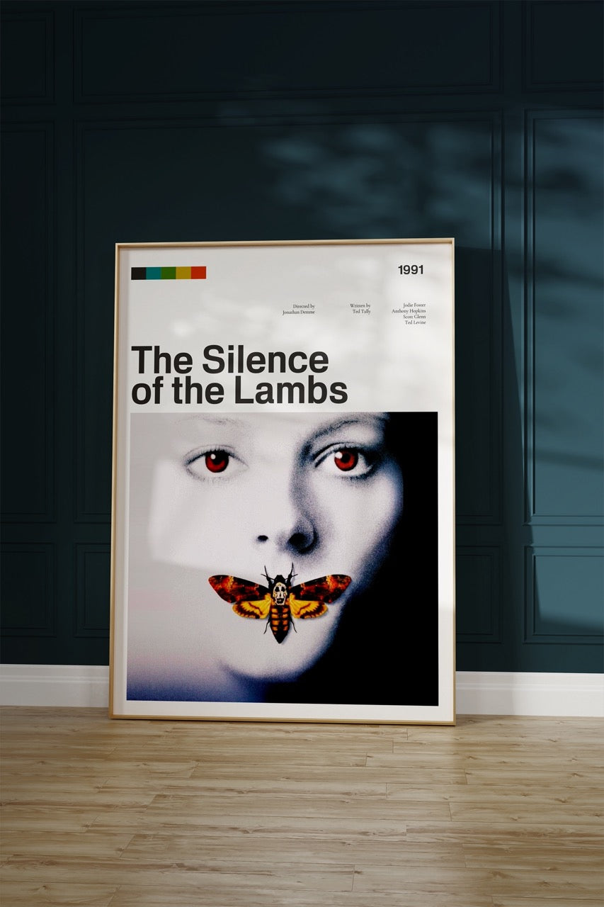 Kuzuların Sessizliği Film Çerçevesiz Poster