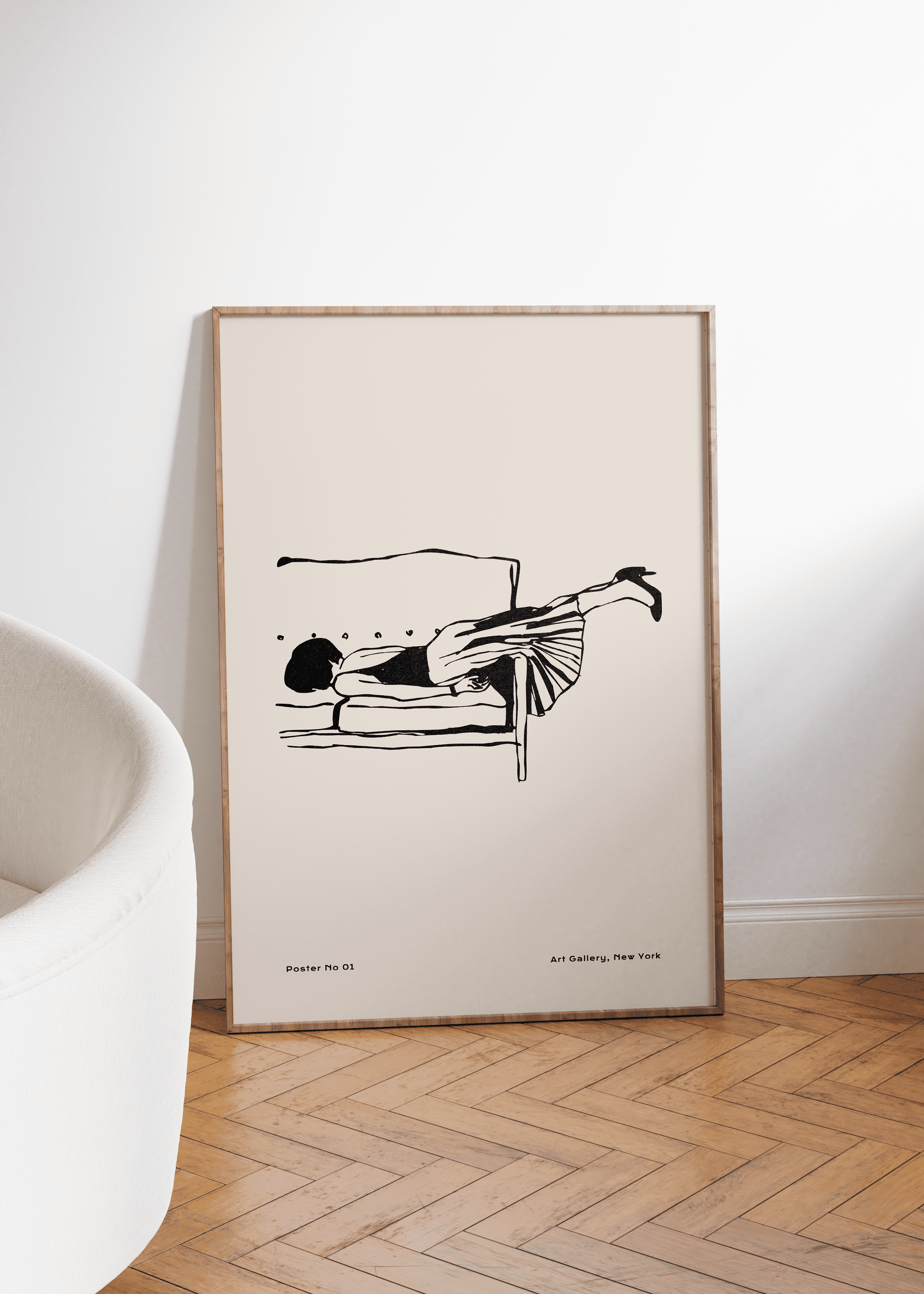 Modern Art Çerçevesiz Poster