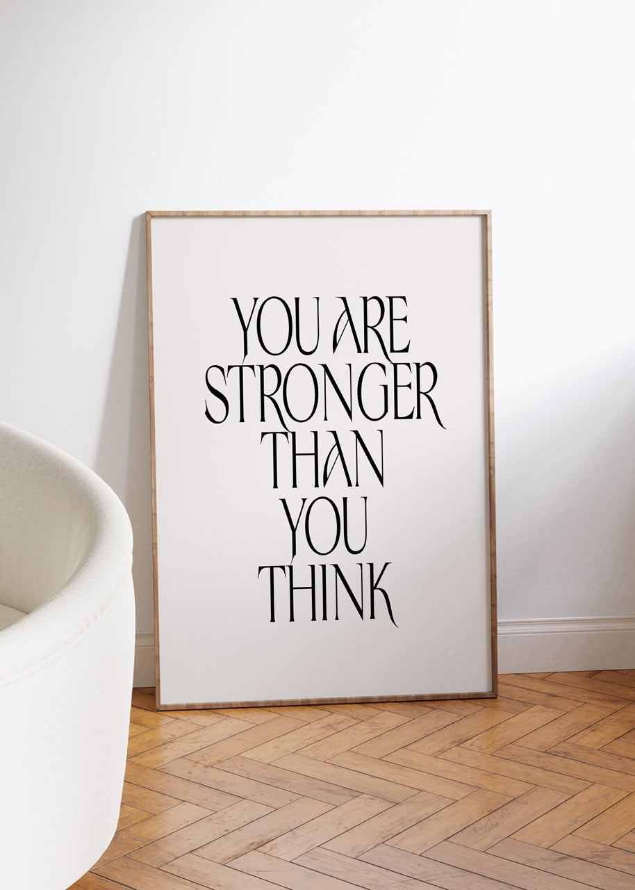 Yazı Sanatı Motivasyonel Çerçevesiz Poster