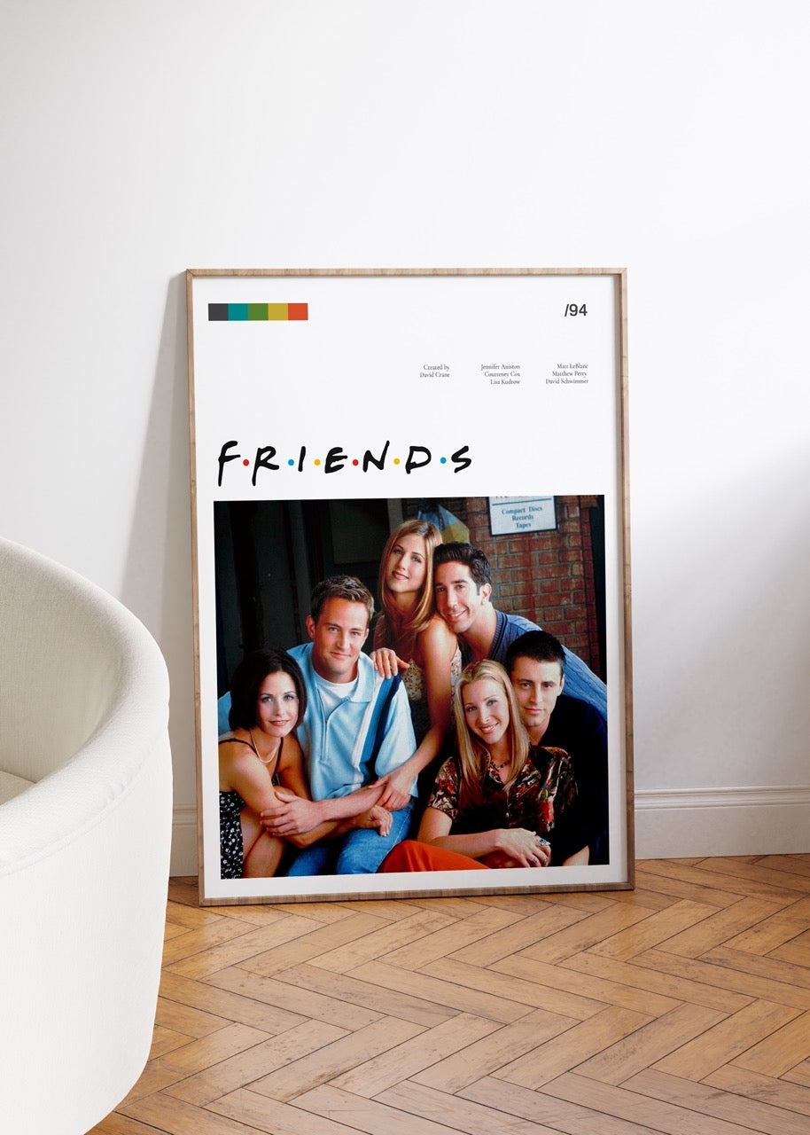 Friends Dizi Çerçevesiz Poster