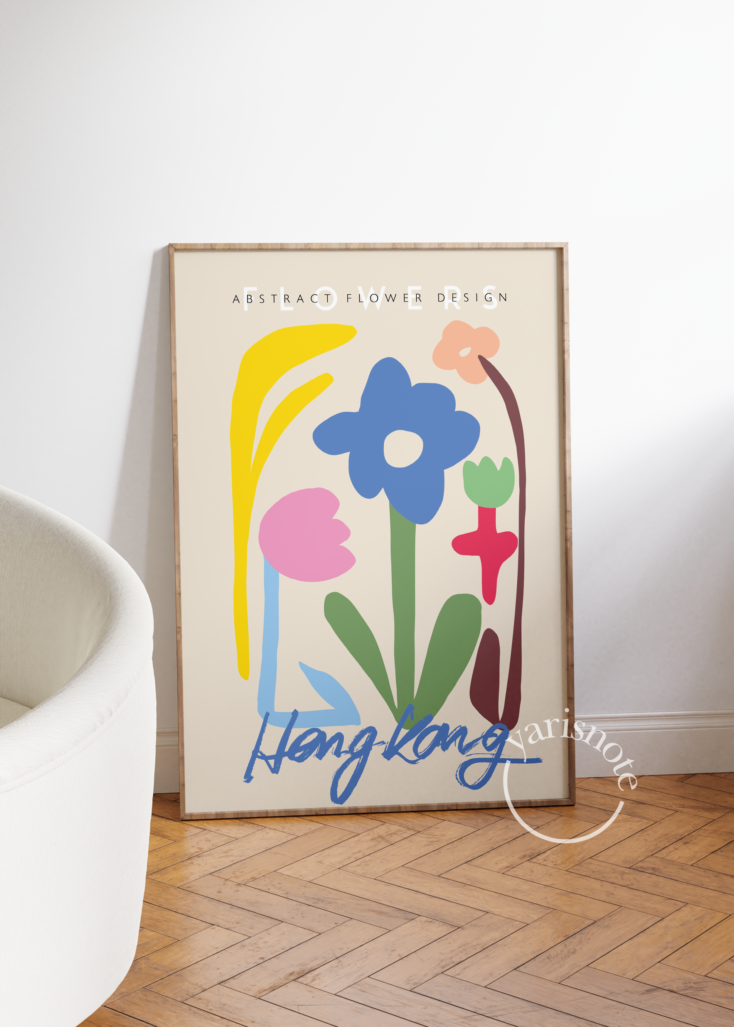 Hong Kong Flowers Unframed Poster