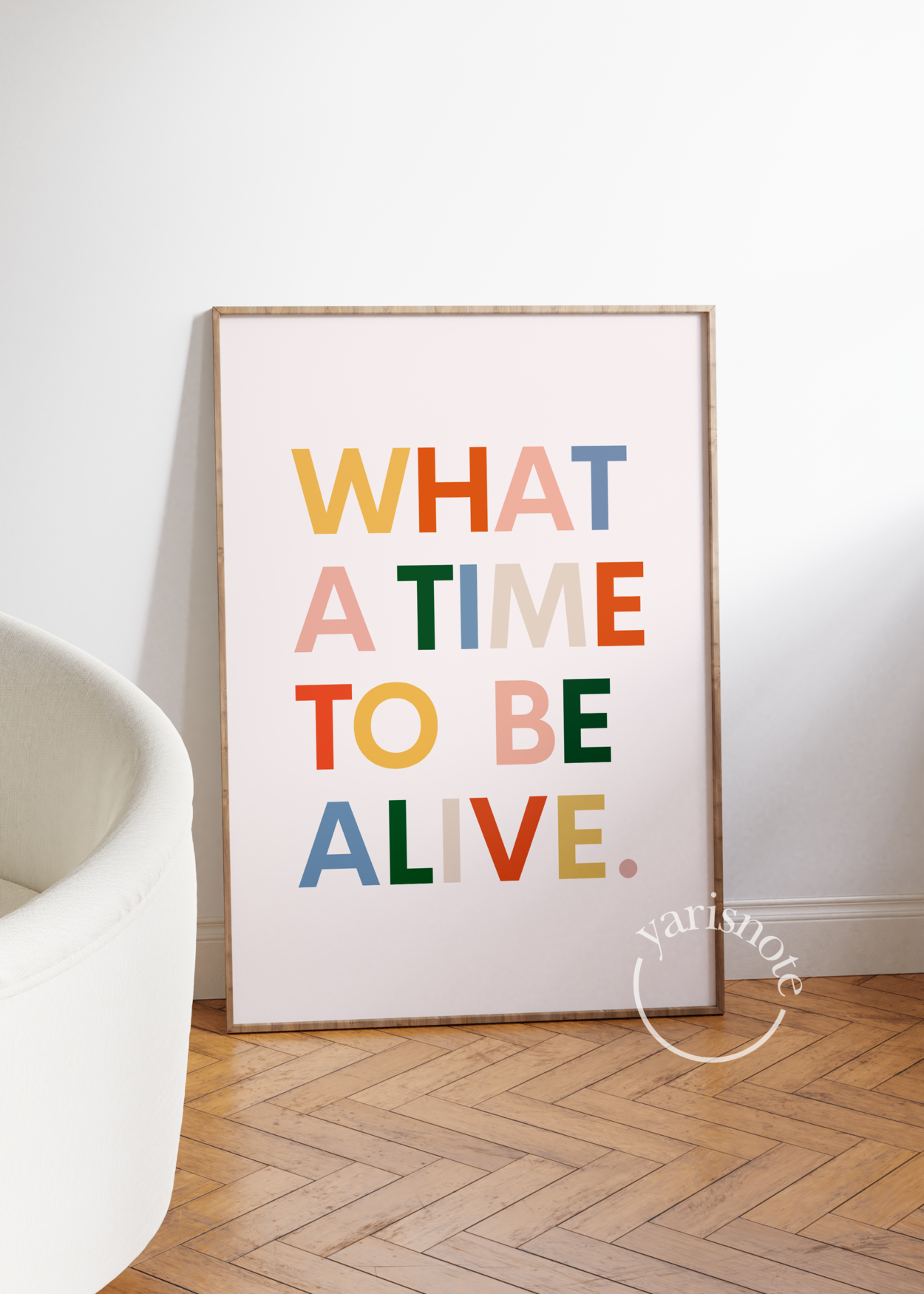 Typographic 2-Set Unframed Poster