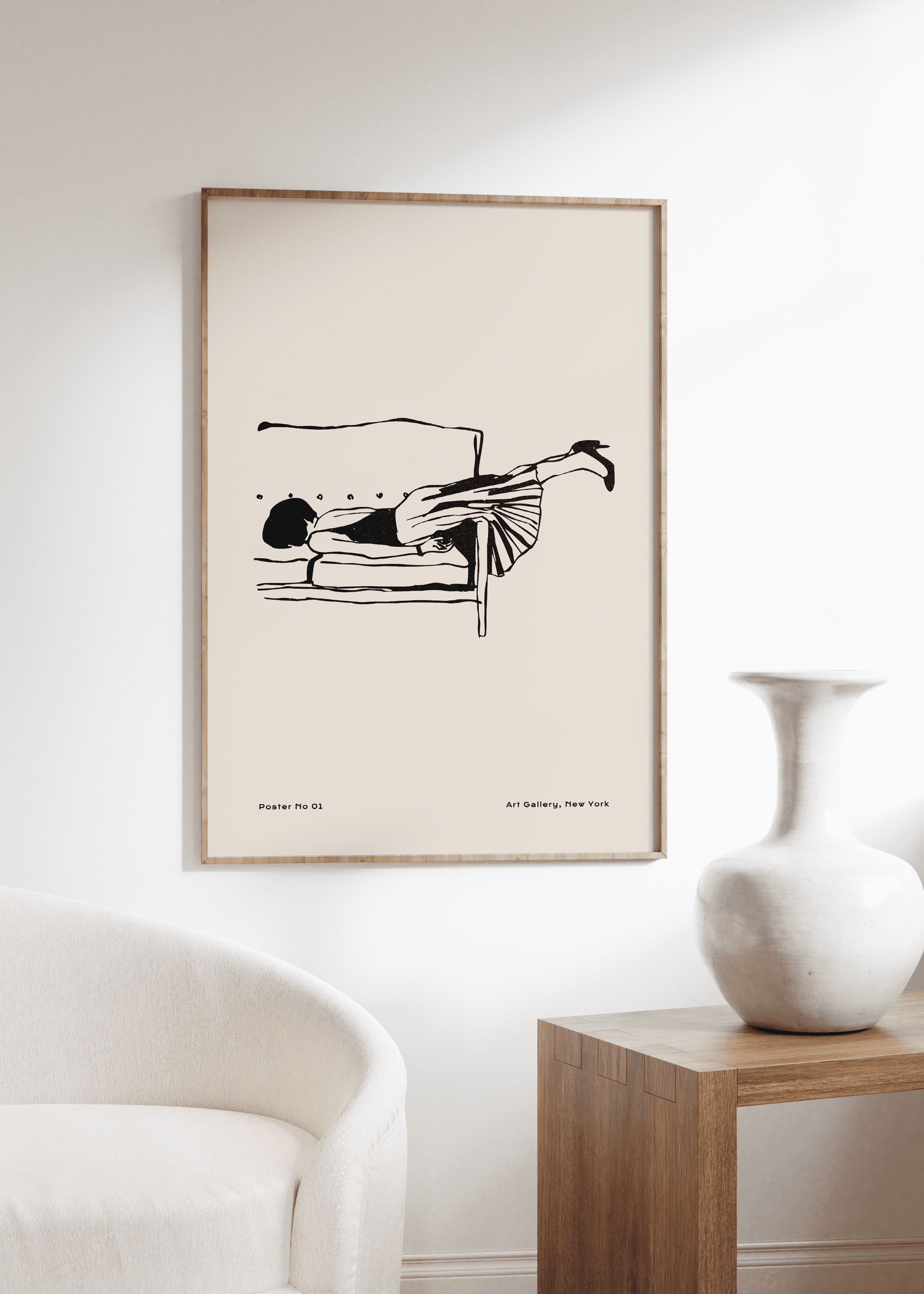 Modern Art Çerçevesiz Poster