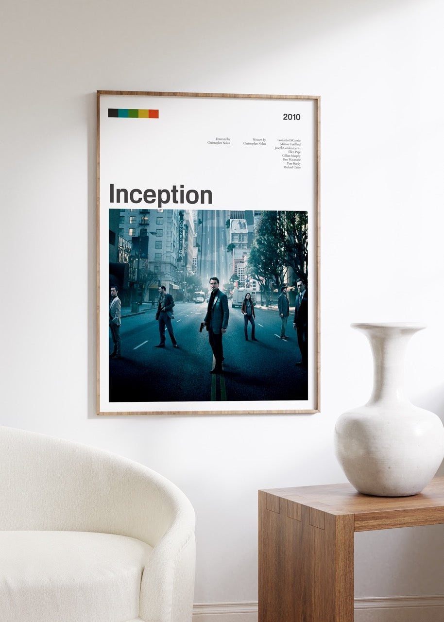 Inception Film Çerçevesiz Poster