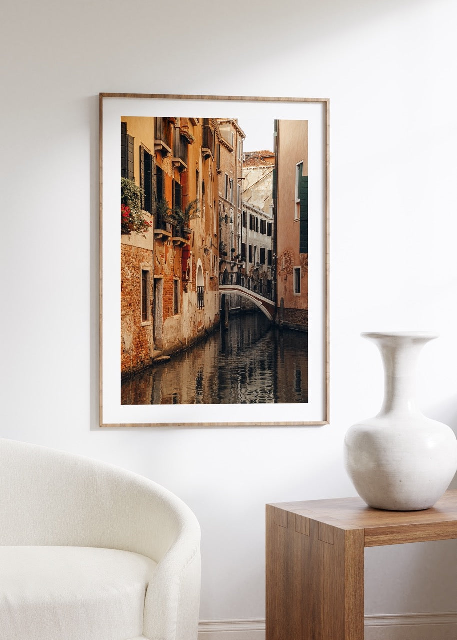 Venedik İtalya Fotoğraf Çerçevesiz Poster