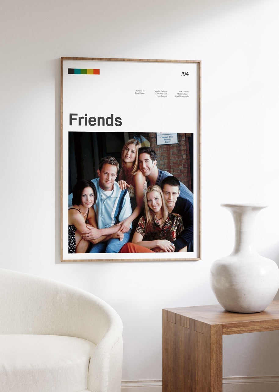 Friends Dizi Çerçevesiz Poster