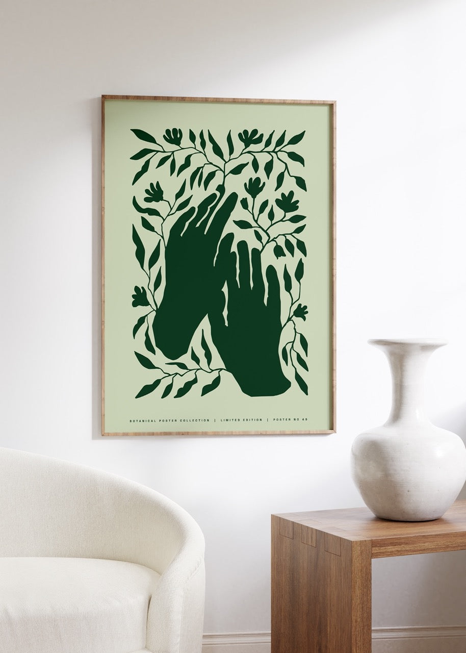Botanik & Meditasyon Çerçevesiz Poster
