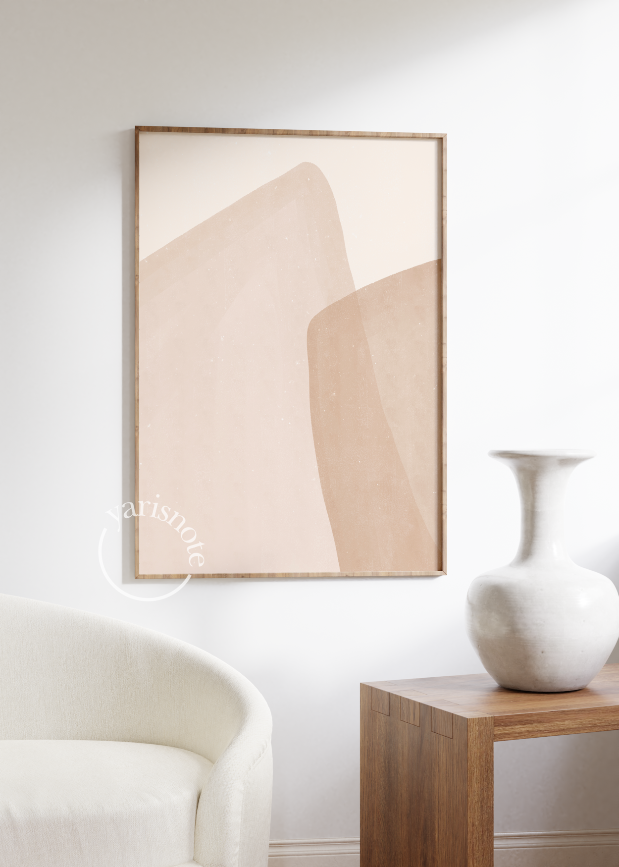 Abstract Çerçevesiz Poster