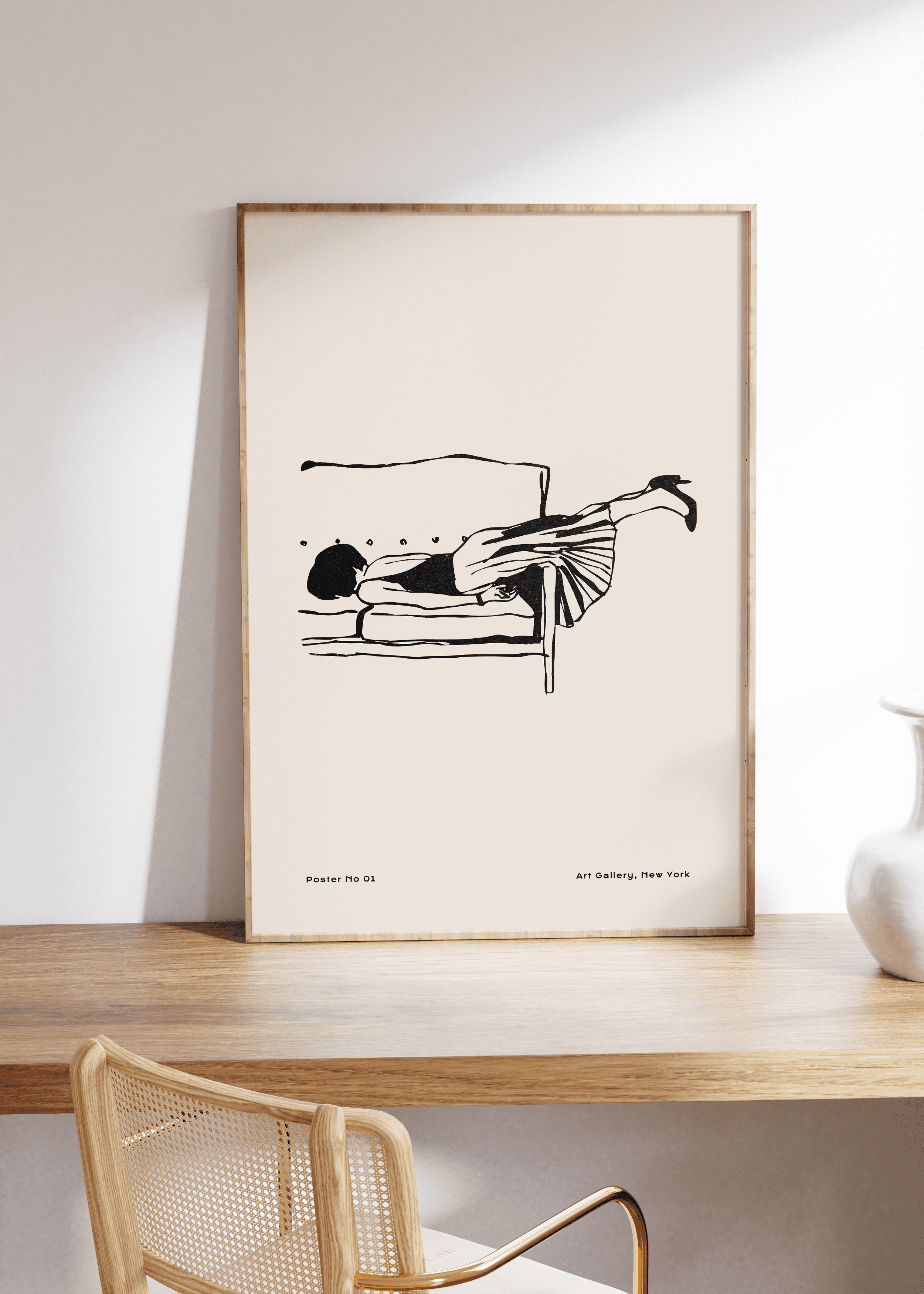 Modern Art Çerçevesiz Poster