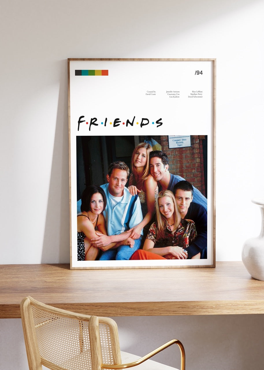 Friends Dizi Çerçevesiz Poster