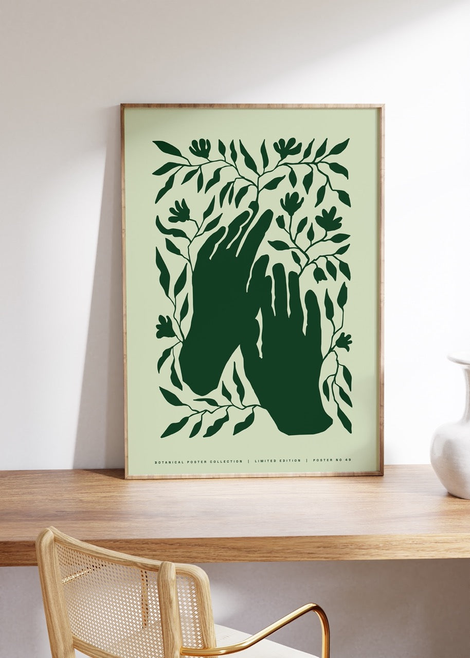 Botanik & Meditasyon Çerçevesiz Poster