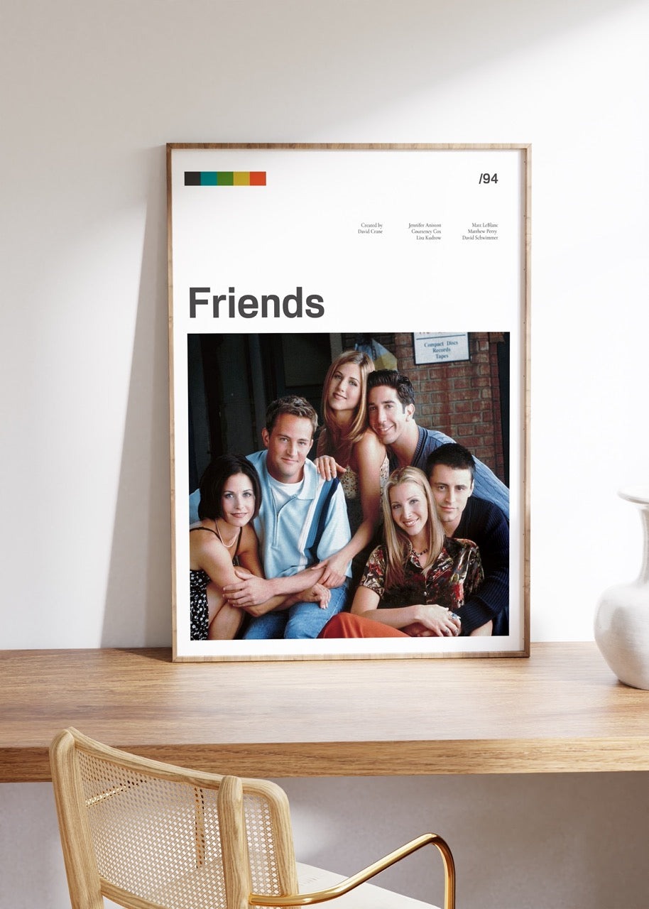 Friends Dizi Çerçevesiz Poster