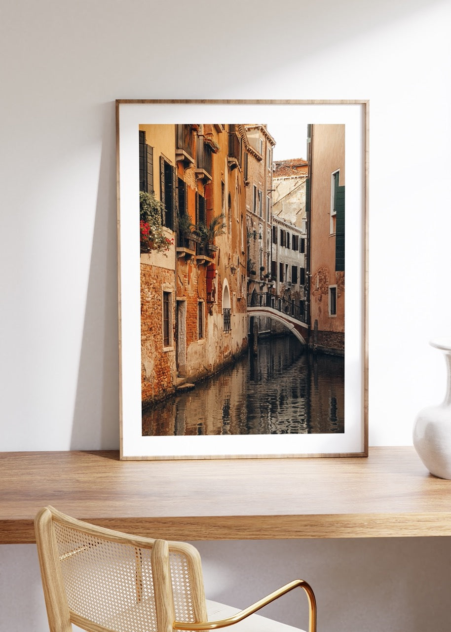 Venedik İtalya Fotoğraf Çerçevesiz Poster