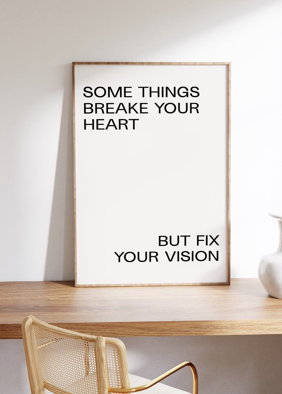 Yazı Sanatı Motivasyonel Çerçevesiz Poster
