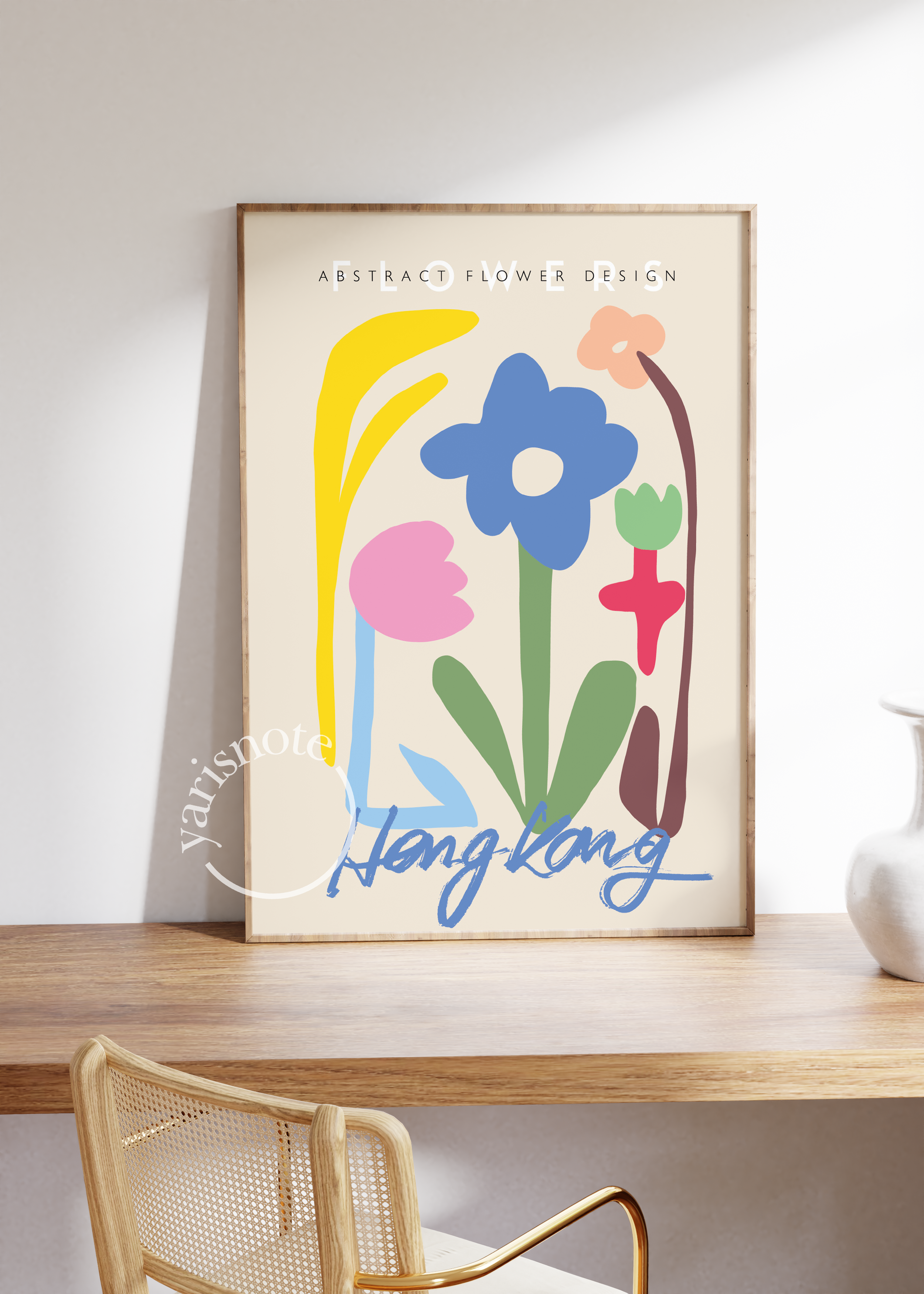 Hong Kong Flowers Unframed Poster