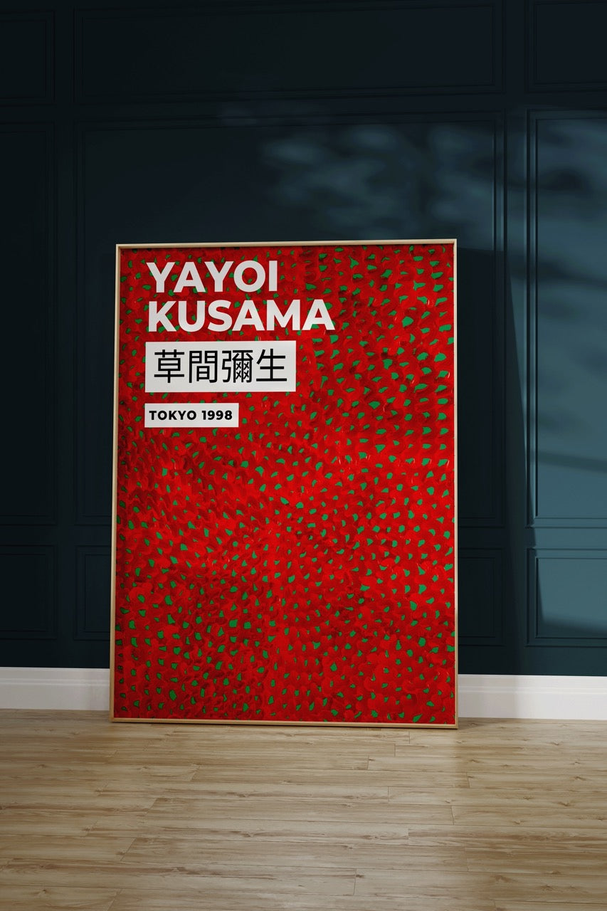 Yayoi Kusama Çerçevesiz Poster