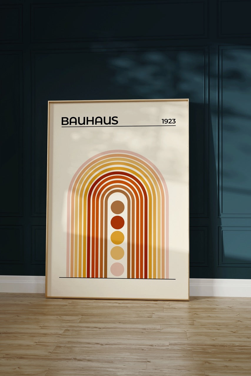 Bauhaus Çerçevesiz Poster