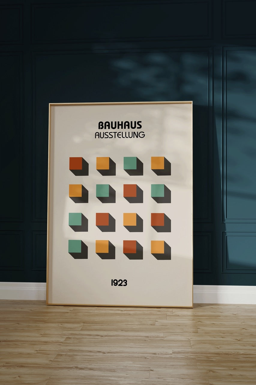 Bauhaus Çerçevesiz Poster