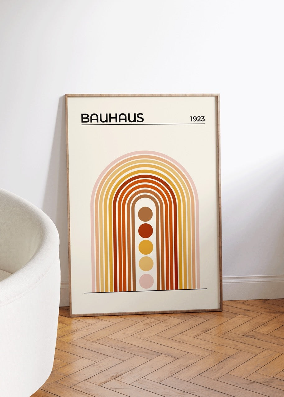 Bauhaus Çerçevesiz Poster