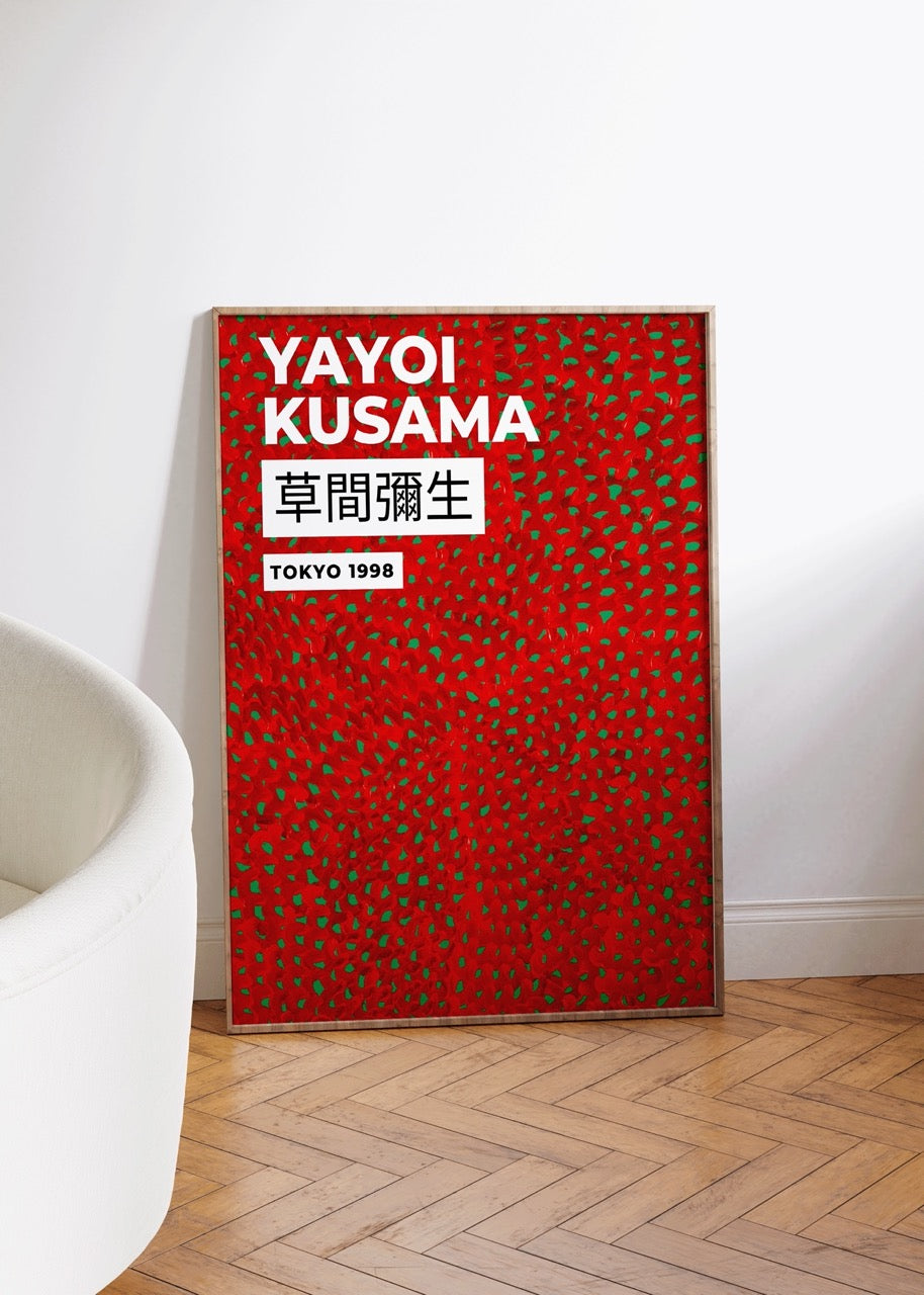 Yayoi Kusama Çerçevesiz Poster