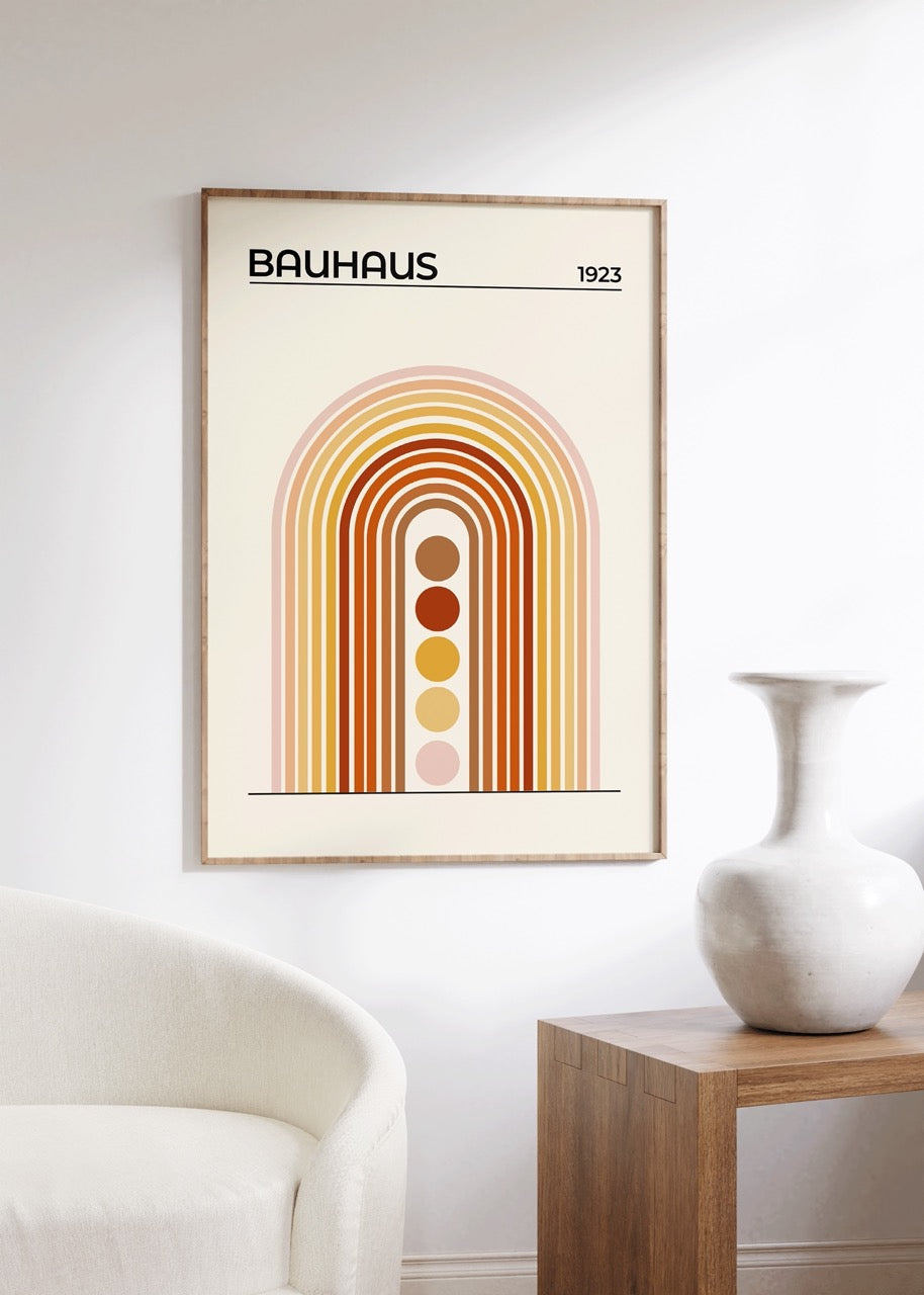 Bauhaus Çerçevesiz Poster